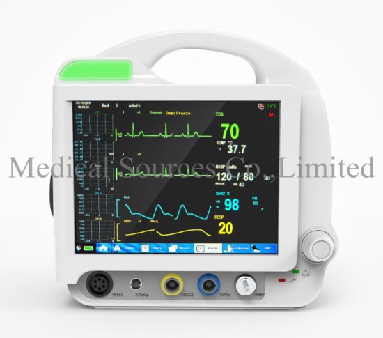 (MS-8700) Moniteur patient multi-paramètres Etco2 SpO2 à écran tactile 12,1 couleurs