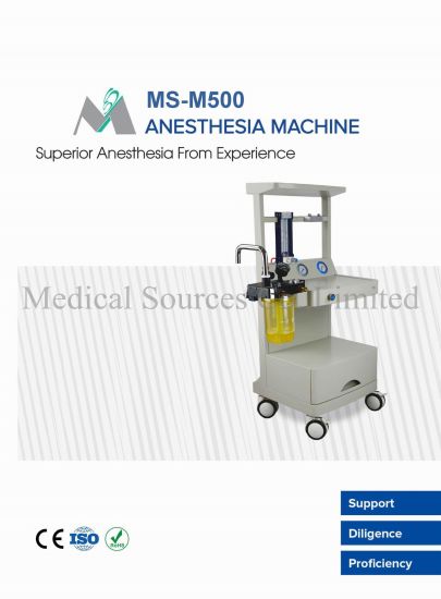 (MS-M500) Écran tactile médical Halothane Isoflurane Enflurane Sevofluane Vaporisateur Anesthésie